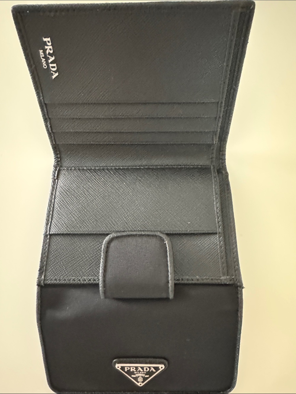 Authentic Prada Tessuto Nylon and Leather  Wallet - Picture 6 of 7